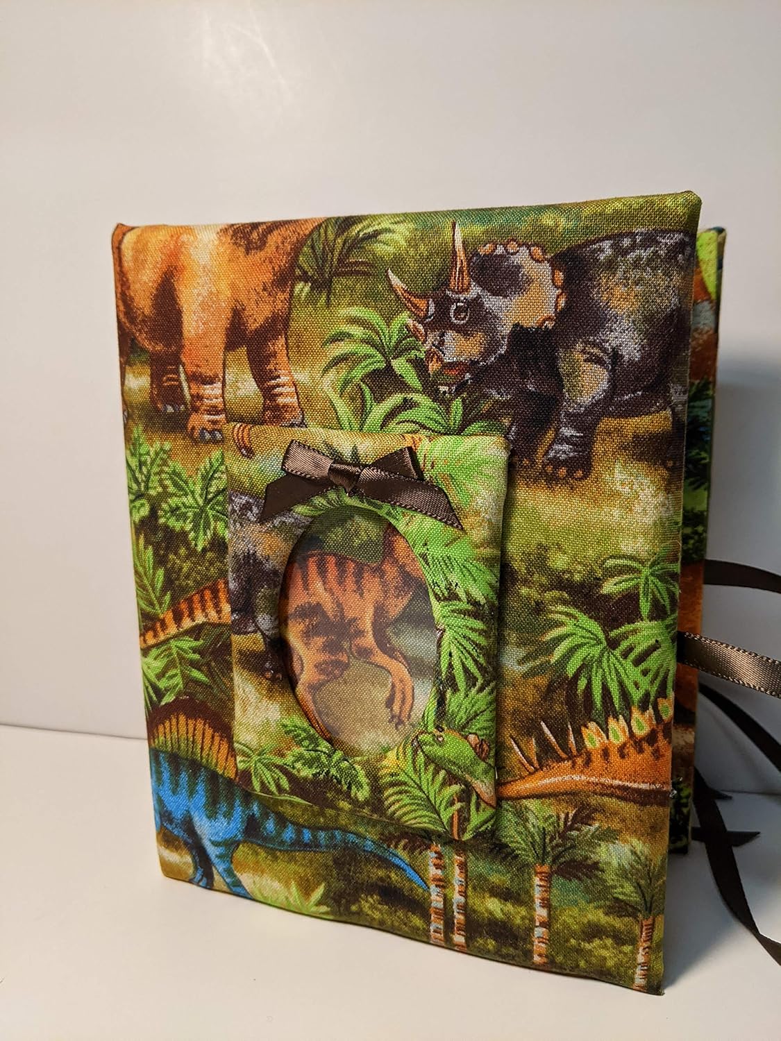 Custom Dinosaur Baby Boy Photo Album Holds 100 4x6 Photos