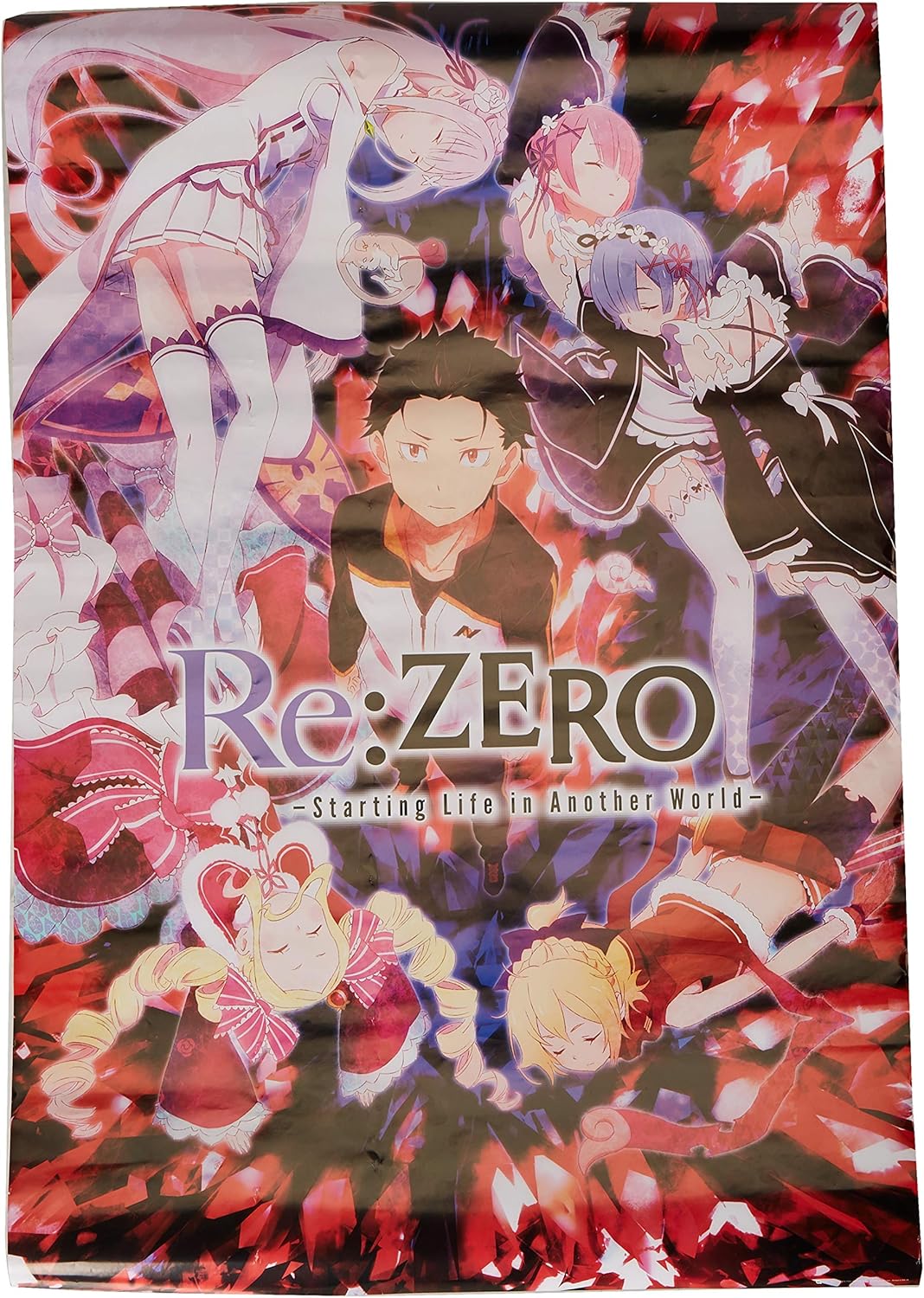 Amazon Com Re Zero Key Art Poster Rolled Psa034236 Posters Amazon Com Re Zero Key Art Poster Rolled Psa034236 Posters