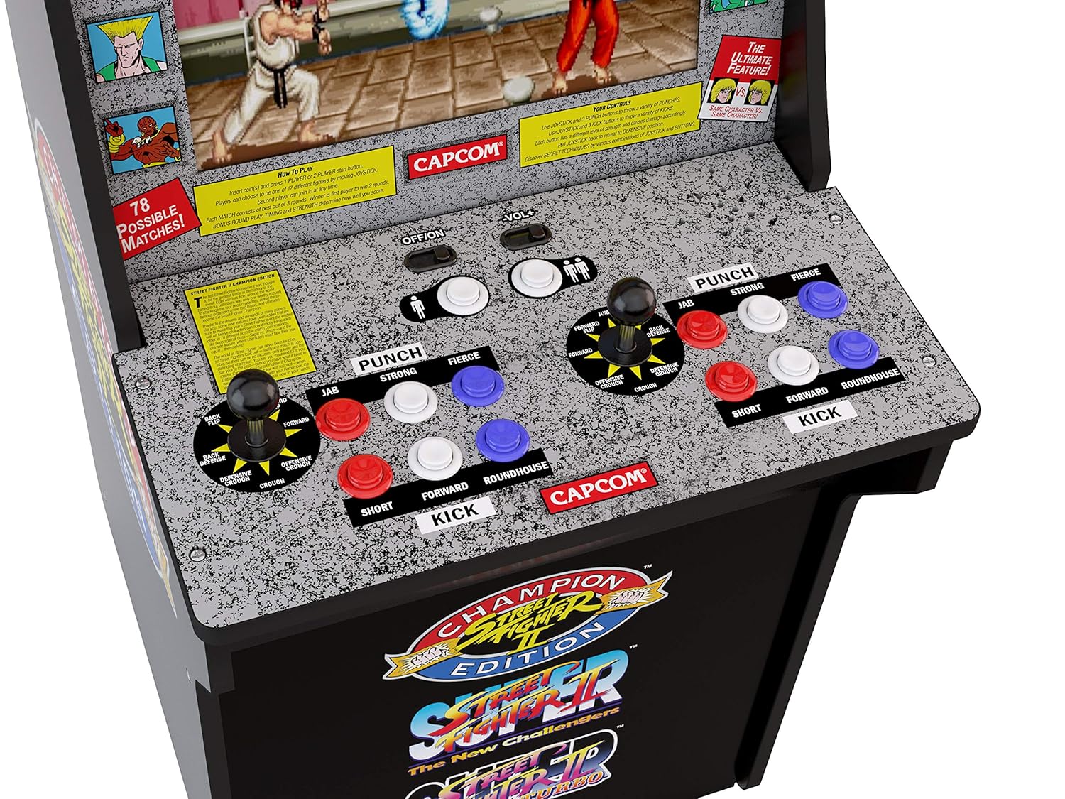 Arcade1Up Street Fighter console