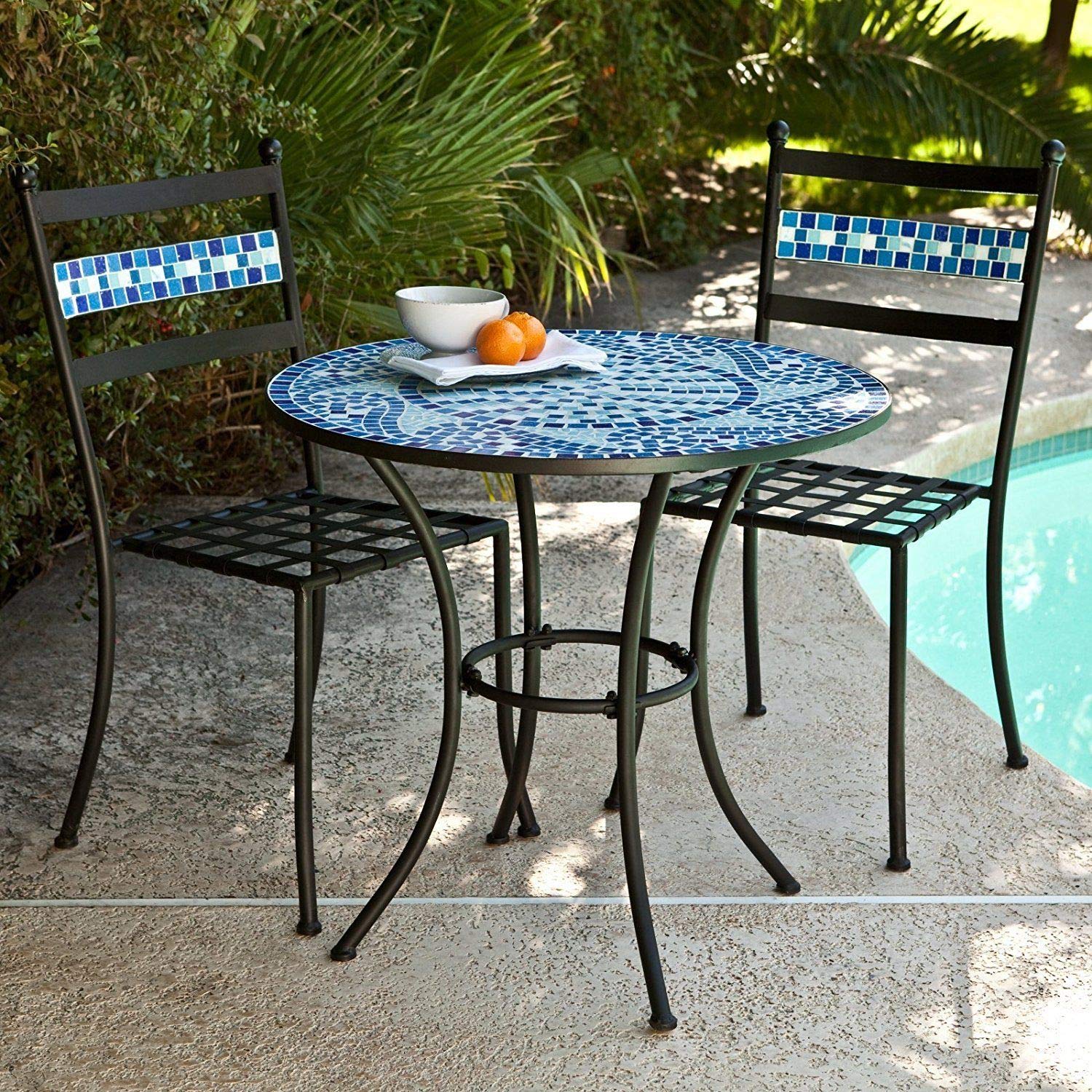 Best Bistro Mosaic Table Set