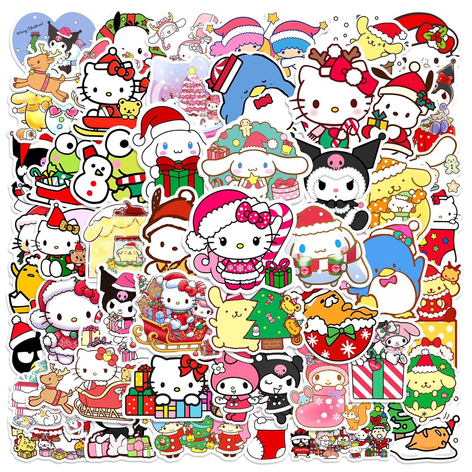 50PCS Sticker Water Bottle Stickers, Cute Stickers for Water Bottles, Vinyl Waterproof Aesthetic Prizes Skateboard for Teens Adults