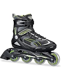 Bladerunner by Rollerblade Advantage Pro XT Men's Adult Fitness Inline Skate, Black and Green, Inline Skates