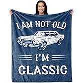 PAZISOL Gifts For Men, Funny Gifts For Men, Fathers Day Birthday Gift For Him, Best Older Man Gift Ideas, Unique Gag Present For Male Grandpa Dad Husband, Cool Fun Retired Gift For Man 60"X50" Blanket