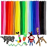 Caydo 200 PCS Thick Pipe Cleaners Craft Supplies