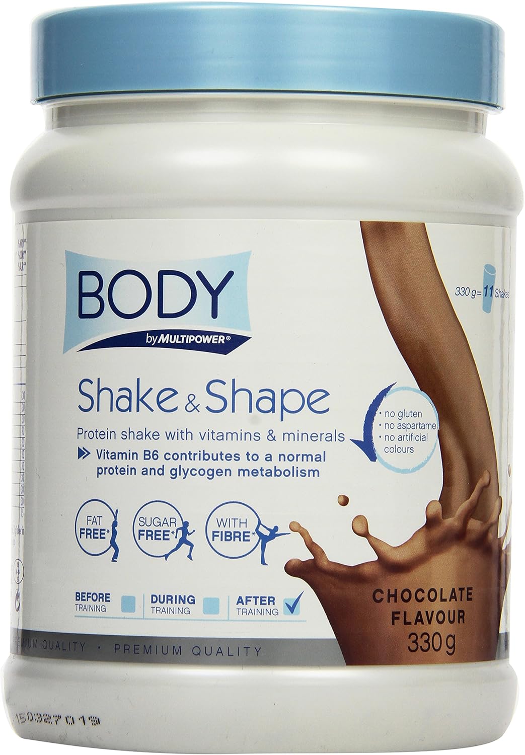 Multipower Body Shake & Shape, Chocolate, 330 g: Amazon.de: Drogerie & Körperpflege
