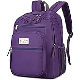 abshoo 32L Big Student Laptop Backpack For College Women Middle High School Teen Girls Bookbag Travel Backpack Daypack (Purple)