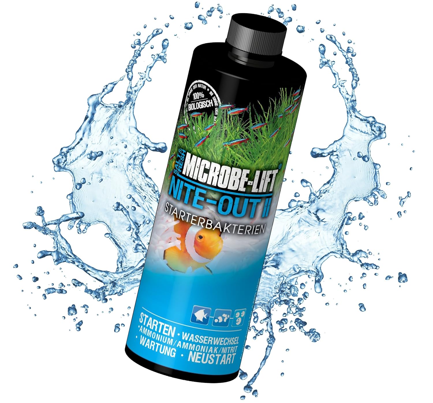 MICROBE-LIFT Nite-Out II – Bakterienstarter für Süß- und Meerwasser ...