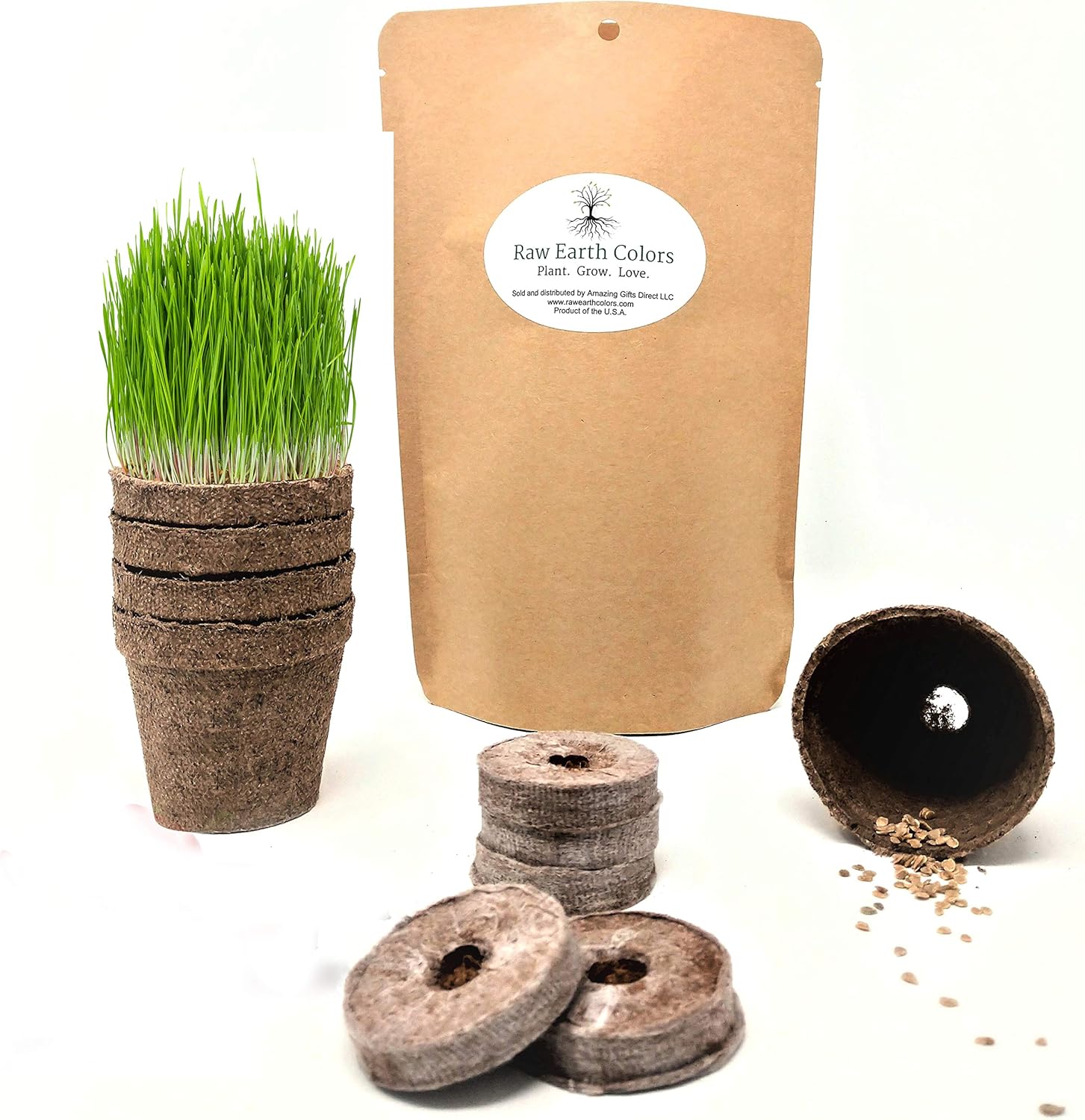 Cat Grass for Indoor Cats Cat Grass Kit with Seeds