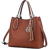 MKF Collection Crossbody Hobo Bag for Womens Fashion – PU Leather Shoulder Purse – Top Handle Handbag by Mia k