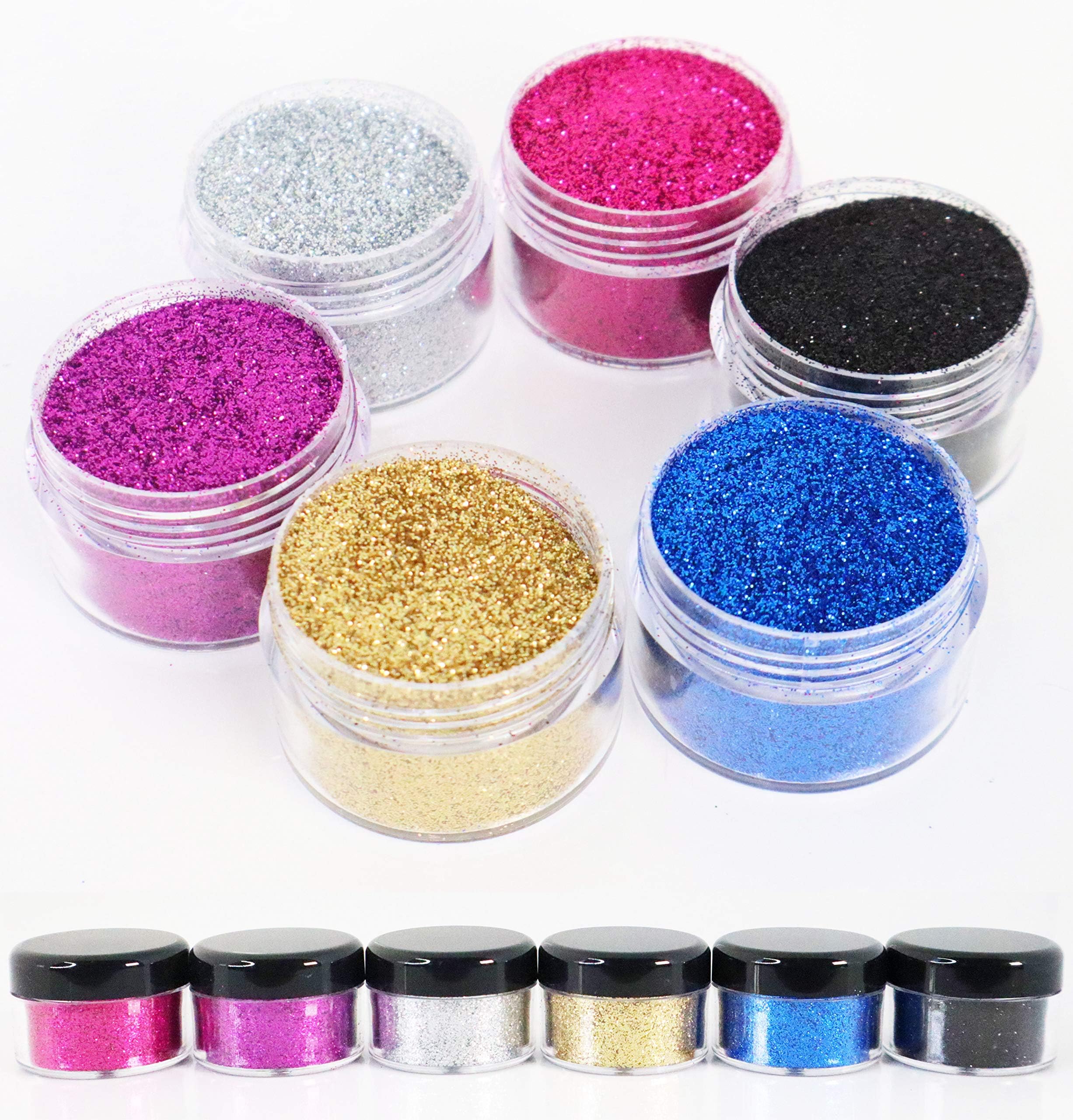 60 Grams - Biodegradable Glitter for Festivals - Eco Friendly Body Glitter for Hair Glitter & Nail Glitter (Multi-Pack)