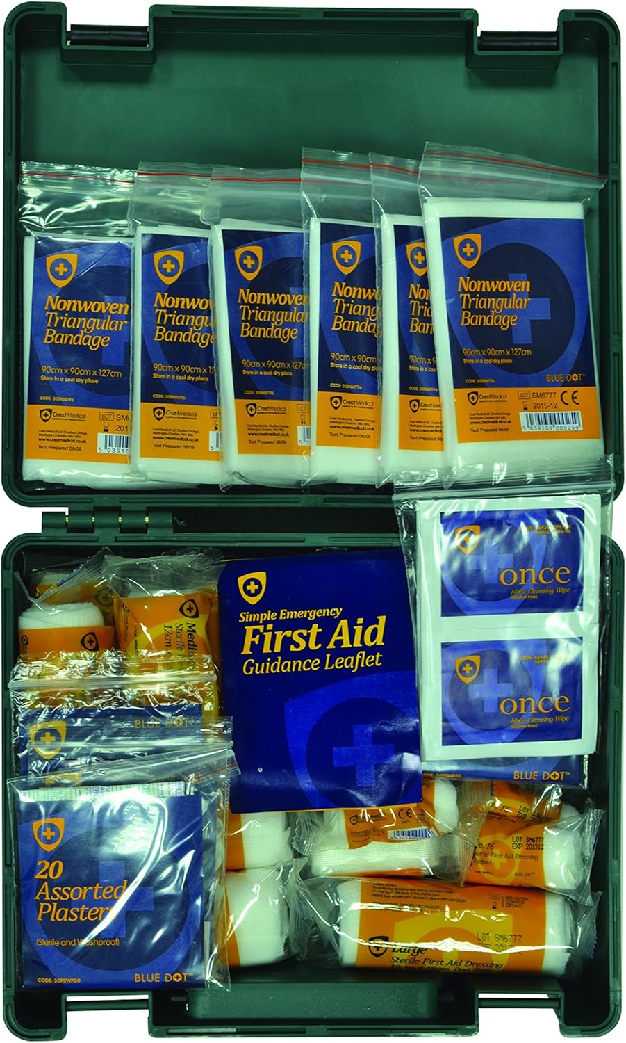 Blue Dot Standard Workplace and Statutory First Aid Kit: Health & Personal Care