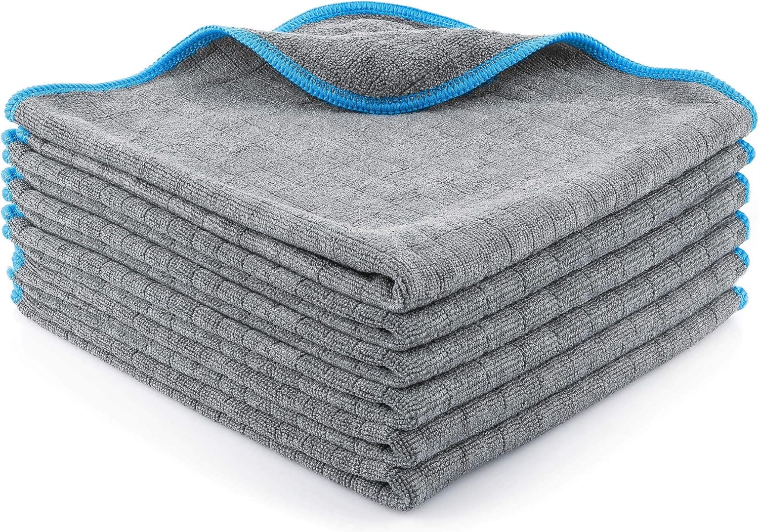 LICARGO® Lackschonende Mikrofasertücher mit 380 GSM - extrem saugstark und schonend weich - fusselfreie Poliertücher für die Pflege von Auto und Motorrad - Auto Microfasertücher - 40 x 40 cm (6)