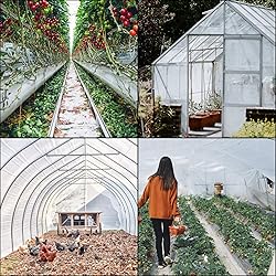VEVOR Greenhouse Plastic Sheeting 8 x 25 ft, 6 Mil