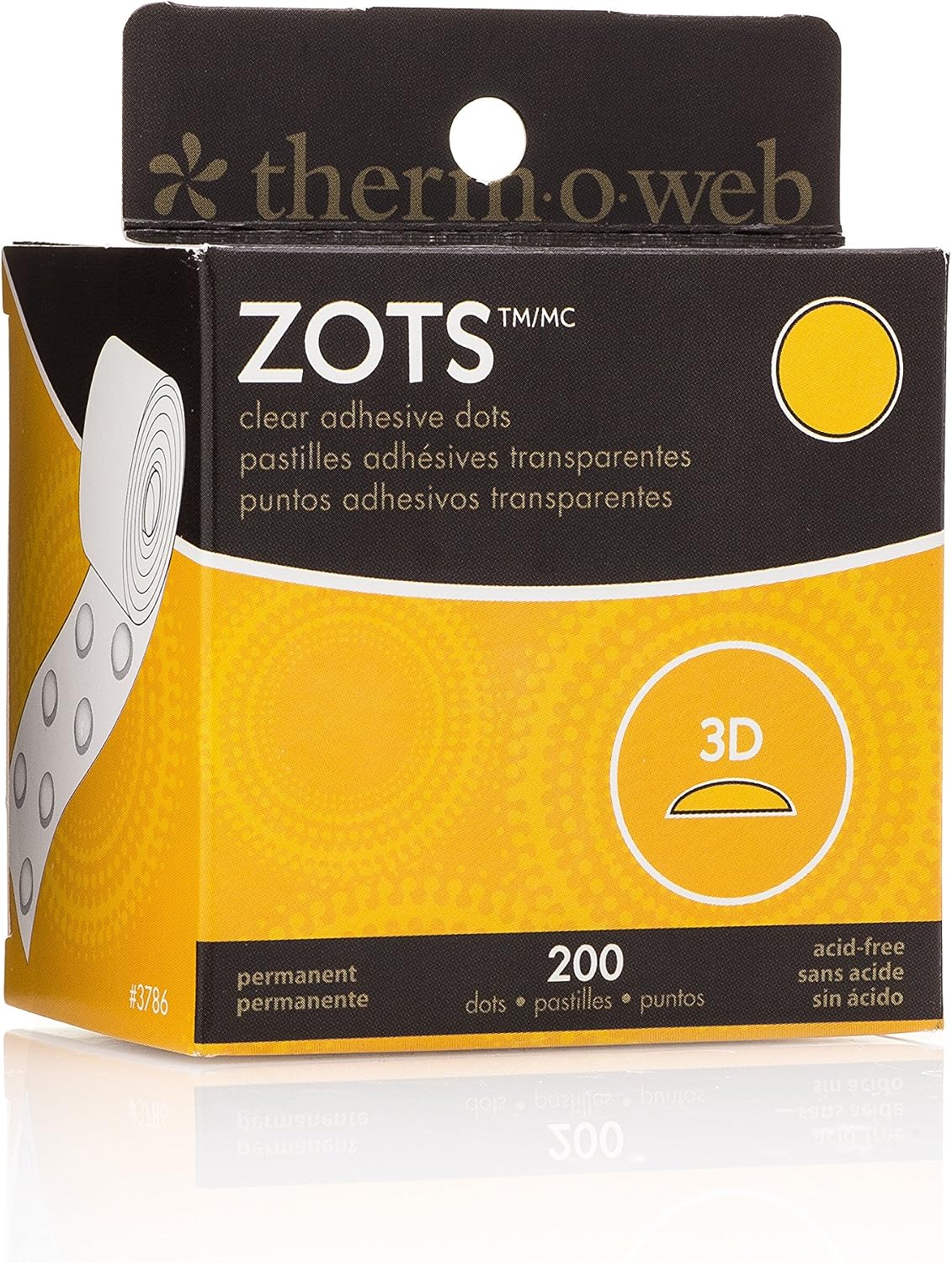 3d glue dots