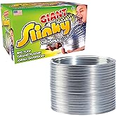 The Original Giant Slinky Walking Spring Toy, Metal Slinky, Toys for 3 Year Old Girls and Boys, Party Favors, Fidget Toys, Ki
