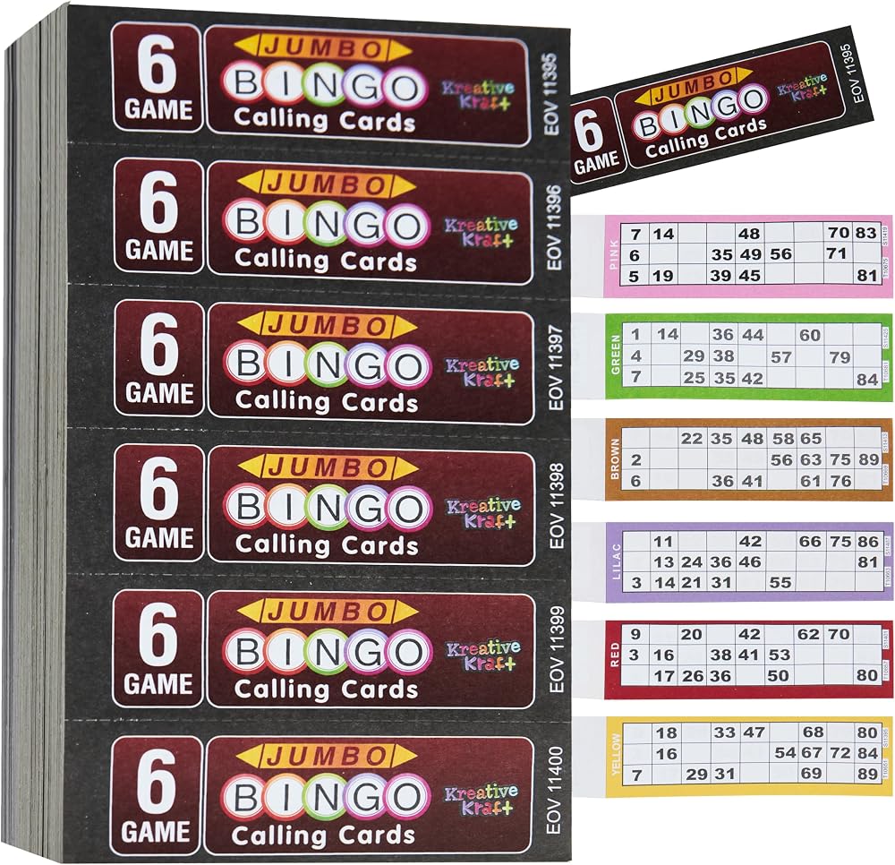 KreativeKraft Bingo Game Set and Accessories for Teens & Adults