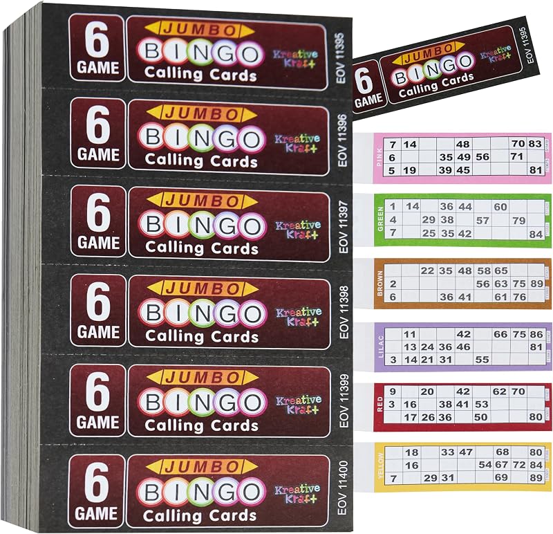 KreativeKraft Bingo Game Set and Accessories for Teens & Adults