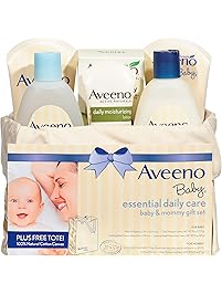 Aveeno Baby Essential Daily Care Baby & Mommy Nourishing Skincare Gift Set, 8 items