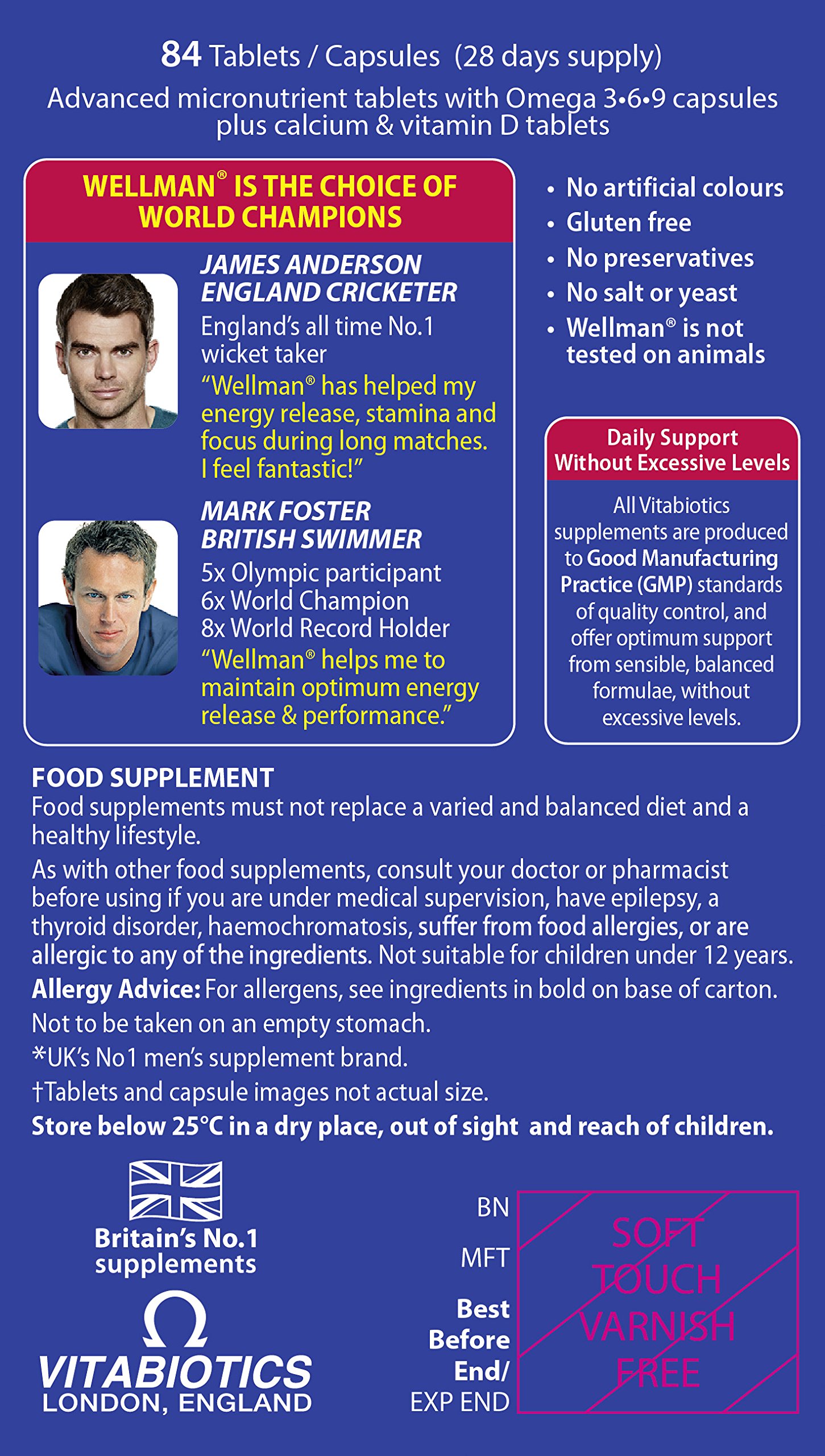 Wellman Max Capsules Pack of 84 Buy Online in UAE. Hpc Products