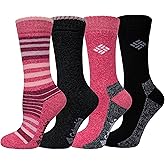 Columbia Women's Moisture Control Crew Socks (4-Pack)