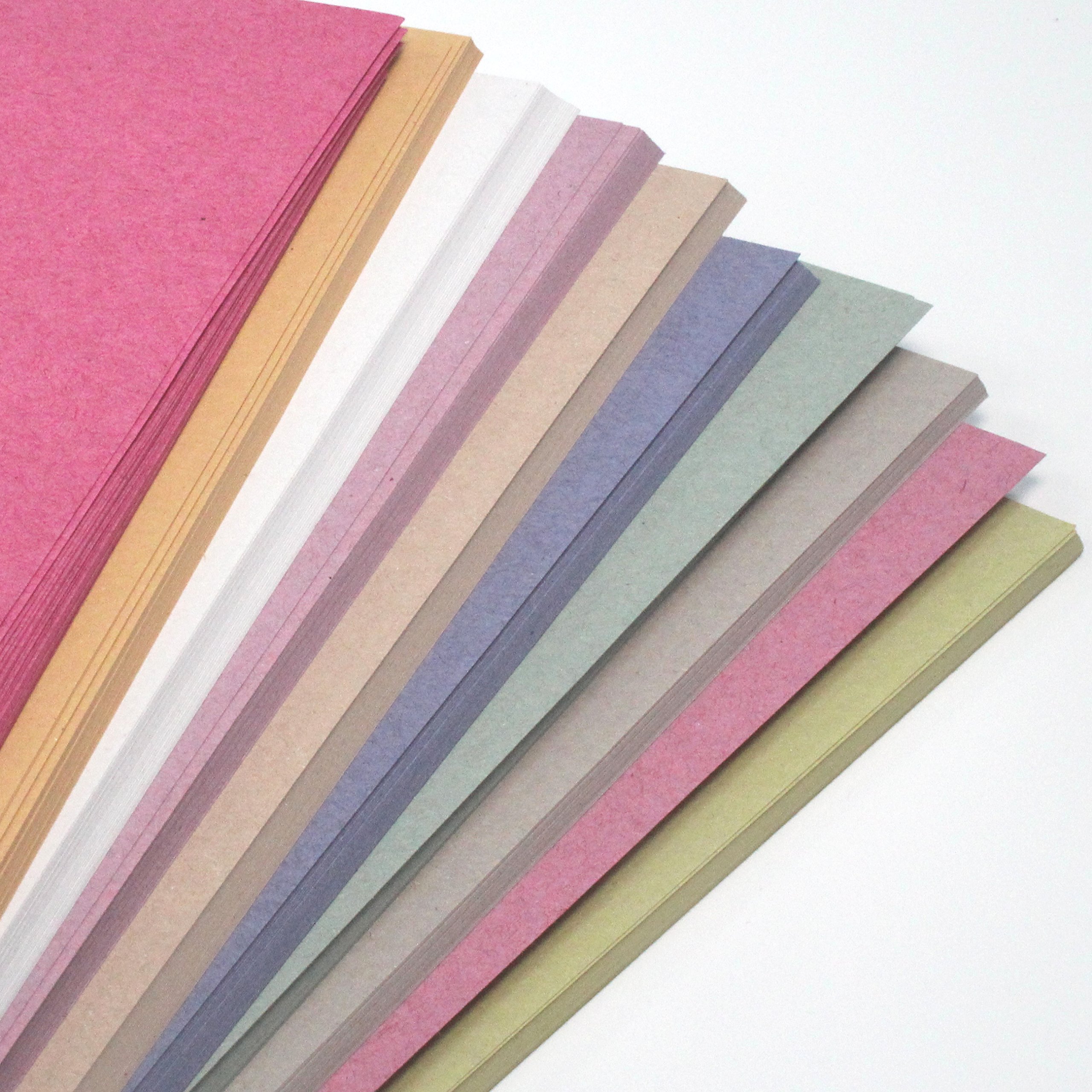 A3 Recycled Sugar Paper Pastel Colours 50 Large Sheets in 10 Assorted Colours, Great for Kids Arts & Crafts, Drawing, Painting & Scrap Booking. 42 x 30cm Sheet Size
