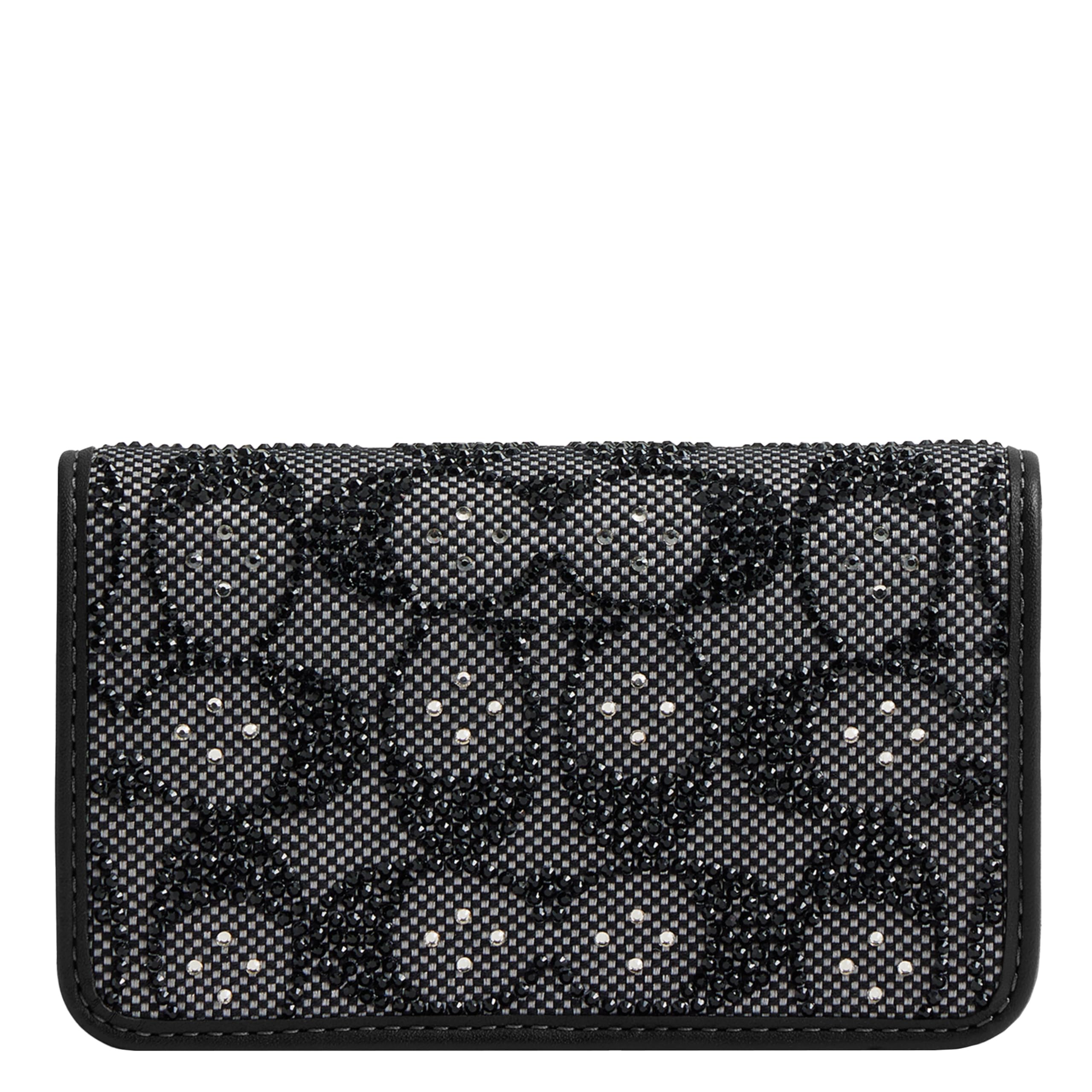 Photo 1 of COACH Crystal Signature Jacquard Essential Slim Card Case