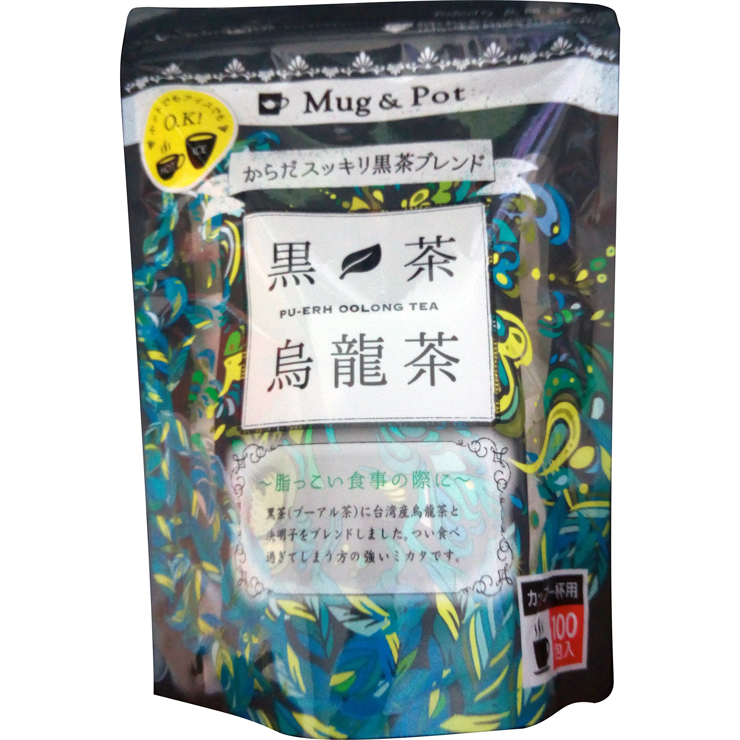 久順 黒茶烏龍茶 PLUS 100包入 150gの商品画像