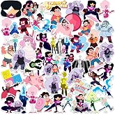 Steven Universe Set 1 50 Sticker Pack &ndash; Waterproof Vinyl Decals | Officially Licensed Steven Universe Stickers &ndash; Great for Water Bottles, Skateboards, Luggage, Laptops, Bumpers &amp; Cars