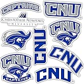 Desert Cactus Christopher Newport University Sticker CNU Captains Vinyl Decals Laptop Water Bottle Car Scrapbook Sheet T2 (Type 2)