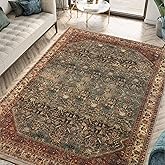 Keen Home Design 3x5 Rug - Machine Washable Entry Rug with Non-Slip Backing, Ideal for Enteryway, Kitchen, Bathroom, Laundry Room - Vintage, Easy Clean, Durable, Low Pile Rug - (3' x 5')