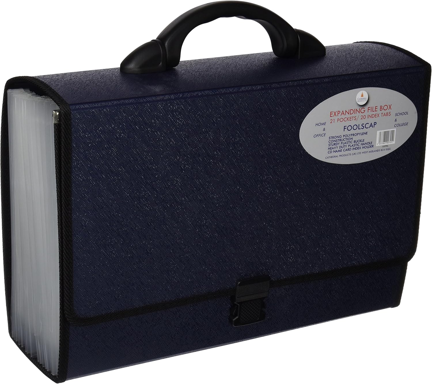 Cathedral Expanding File Case Blue Amazon.co.uk Office Products