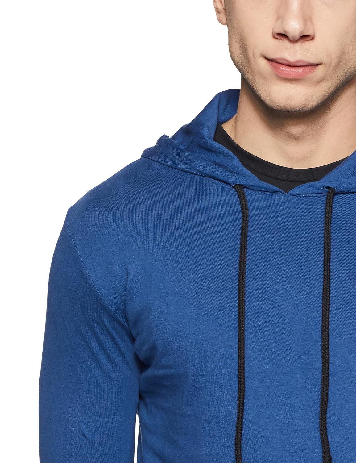 symbol amazon brand men's hooded full sleeve cotton t-shirt