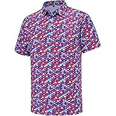 Mens Golf Polo Shirts Short Sleeve Dry Fit Performance Moisture Wicking Casual Funny Golf Polo Shirts for Men