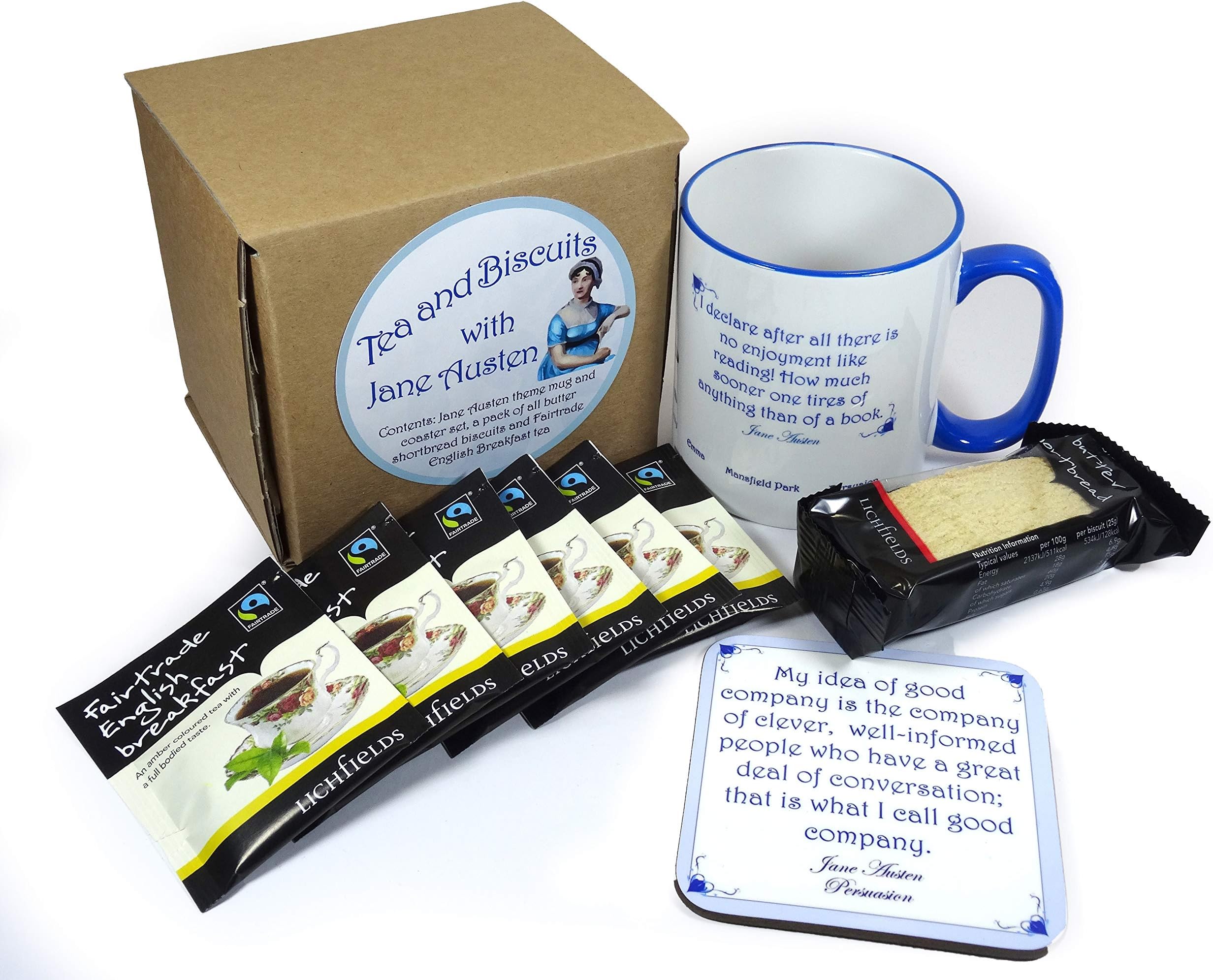 Tea and Biscuits with Jane Austen Gift Set.