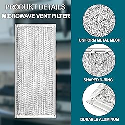 Microwave Grease Filter WB06X10596 Replacement For