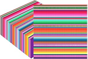 peony man 50 Pack Mexican Fiesta Cocktail Napkins Mexico Paper Napkin 3-Ply Cinco De Mayo Disposable Party Beverage Napkins f