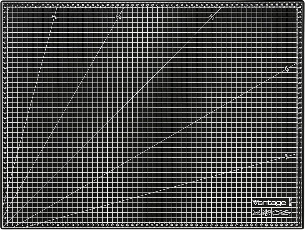 Vantage Self Healing Double-Sided Cutting Mat Grid A2 45x60 cm