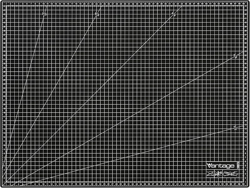 Vantage Self Healing Double-Sided Cutting Mat Grid A2 45x60 cm