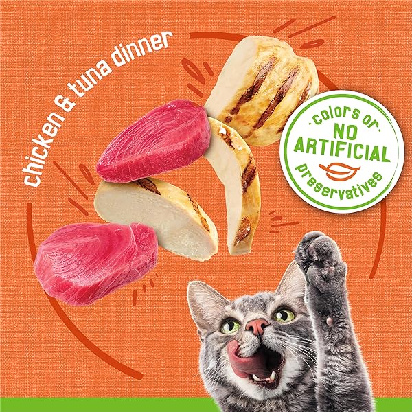 PURINA FRISKIES WET CAT FOOD PATE, CHICKEN AND TUNA DINNER – (PACK OF 24) 5.5 OZ. CANS