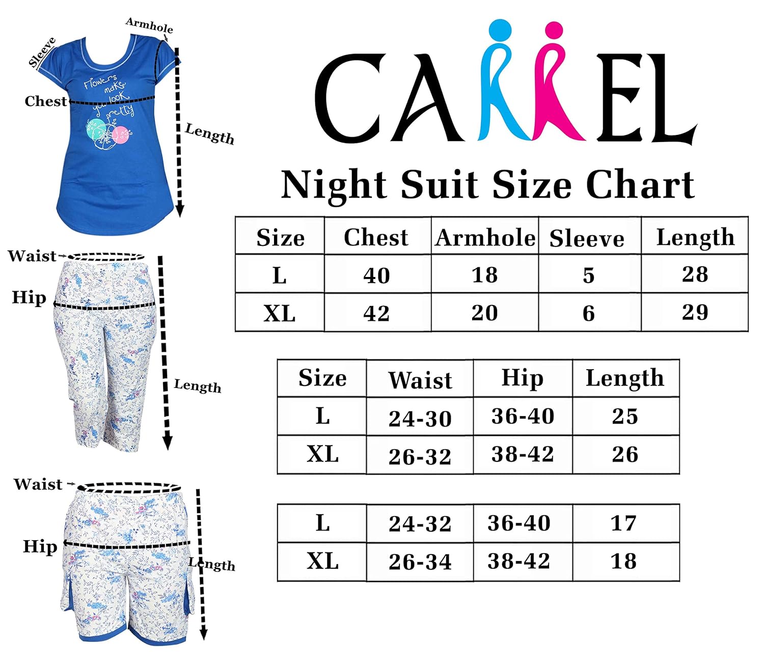carrel cotton hosiery fabric women night wear set (agspl-3459)