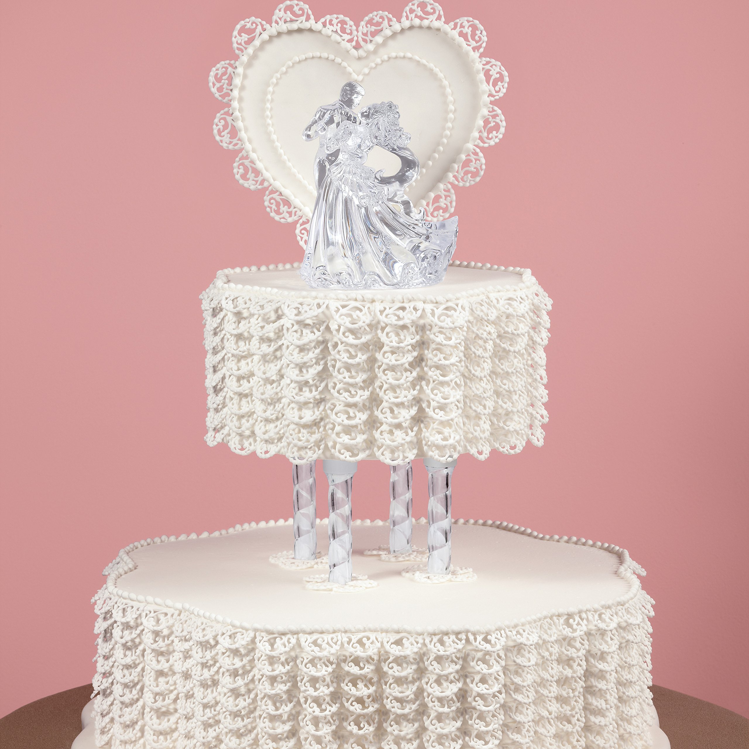 Wilton Performance Pans Flower Cake Pan, 4Piece Petal Shaped Set of 17