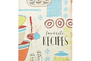 Brownlow Gifts Recipe Binder Set with Plastic Page Protectors and Recipe Cards, Made with Love 8 x 9-Inches