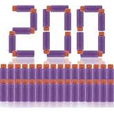 WORKER Gen3 Stefan Short Darts, 200PCS Half Length Dart for Electric Modify Half Blaster and Phoenix Blaster/Nightingale Blaster Purple Orange