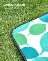 SONGMICS GCM78Y XXL Fleece Picnic Blanket 200x200 cm Waterproof view 5
