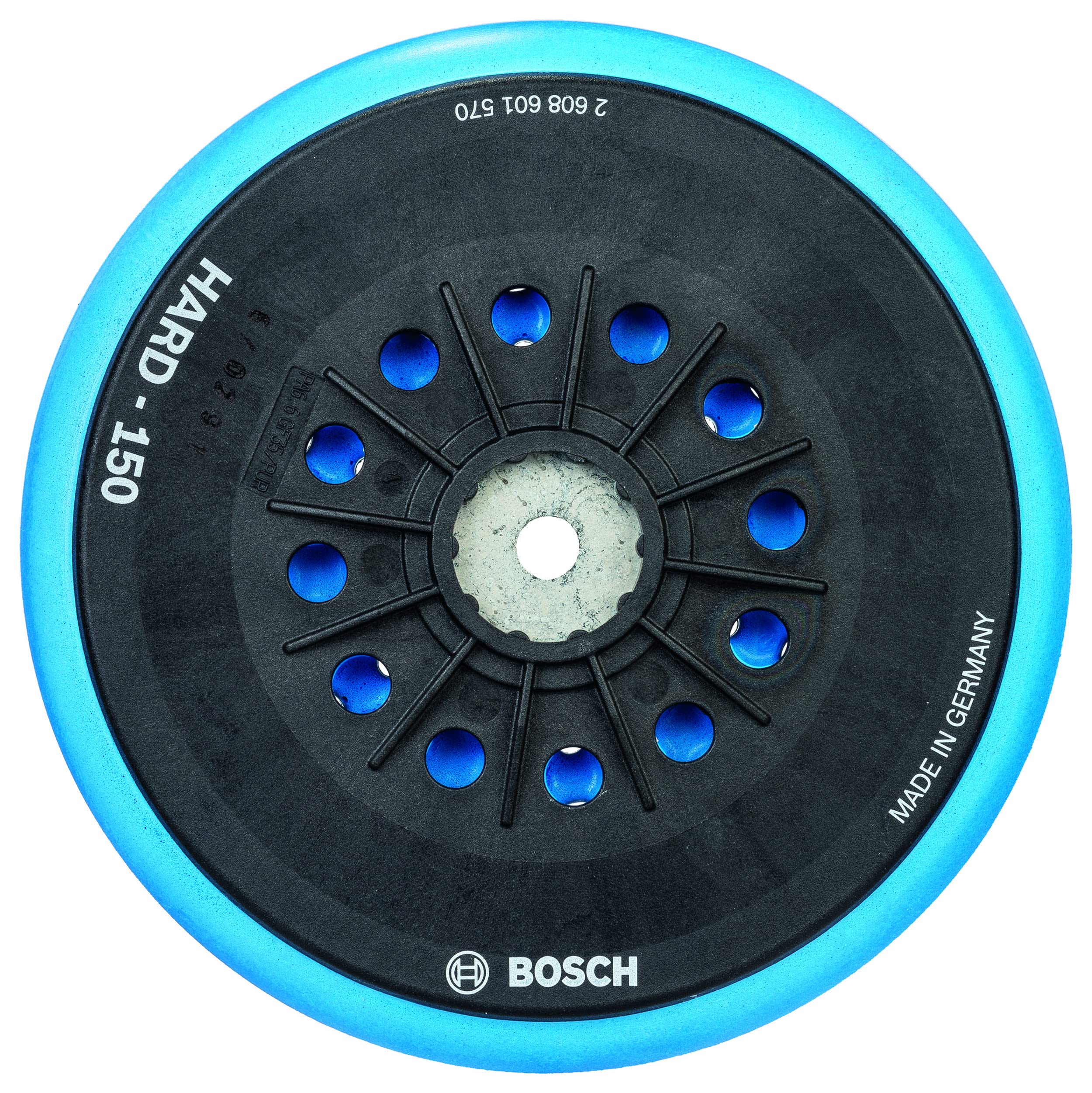 Bosch Professional 1x Multi-Hole Sanding Pad (Coarse Sanding, Ø 150 mm, Hard, Accessories for Random Orbital Sanders)
