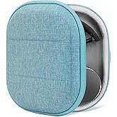 Geekria Shield Headphones Case Compatible with Skullcandy Riff 2, AKG Y500, Y50BT, Sony MDR-ZX110, Hard Shell Travel Carrying Bag with Cable Storage (Blue)