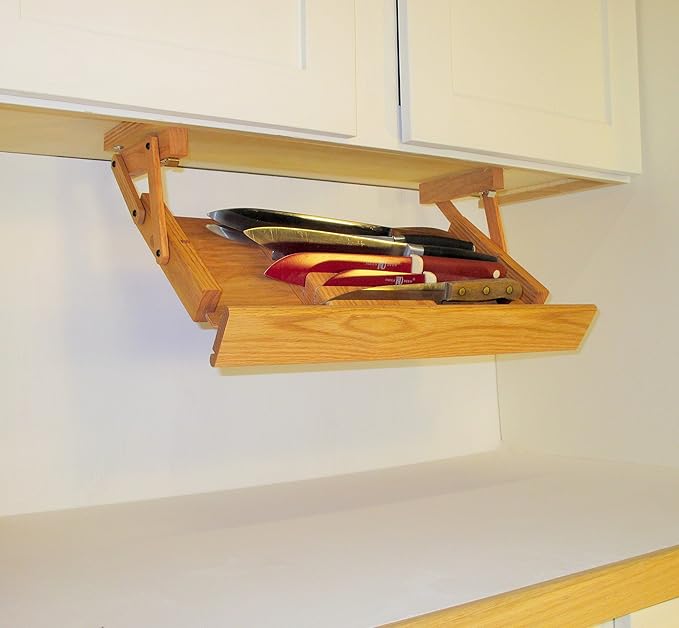 Ultimate Kitchen Storage Under Cabinet Knife Rack Amazon co uk