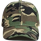 Camo Hat for Men Women, Adjustable Gray Army Military Camouflage Baseball Cap, Hunting Fishing Outdoor Sport Dad Hats