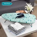 Beldray LA023735SEW Small Tabletop Ironing Board 73 x 31cm Cotton Cover view 3