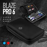 Harrows Blaze Pro 6 Dart Case Black Holds 6 Darts EVA Protective Case view 6